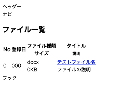 ページ表示
